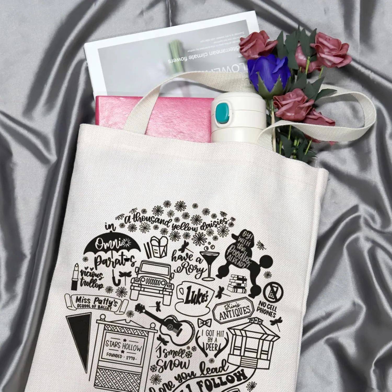 TV Show Inspired Tote Bags TV Show Fans Gift TV Show Lover Merchandise for Men Women