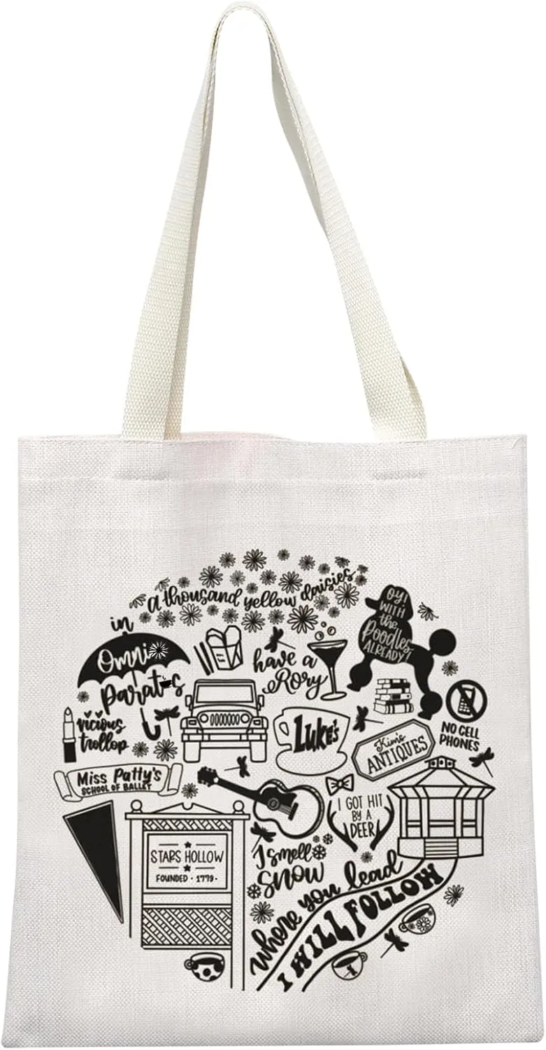 TV Show Inspired Tote Bags TV Show Fans Gift TV Show Lover Merchandise for Men Women