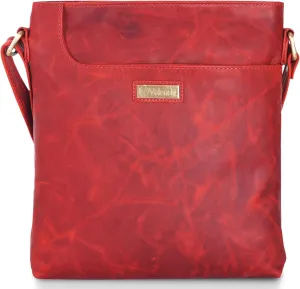 VALENCHI Leather Crossbody Bags for Women - Women's Crossbody Handbags - Trendy Leather Purse for Women - Ladies Sling Bag