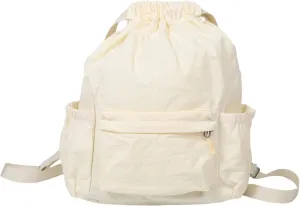 VALICLUD Lightweight Drawstring Backpack Travel Bag for Women Mini Backpack Shopping Shoulder Bag