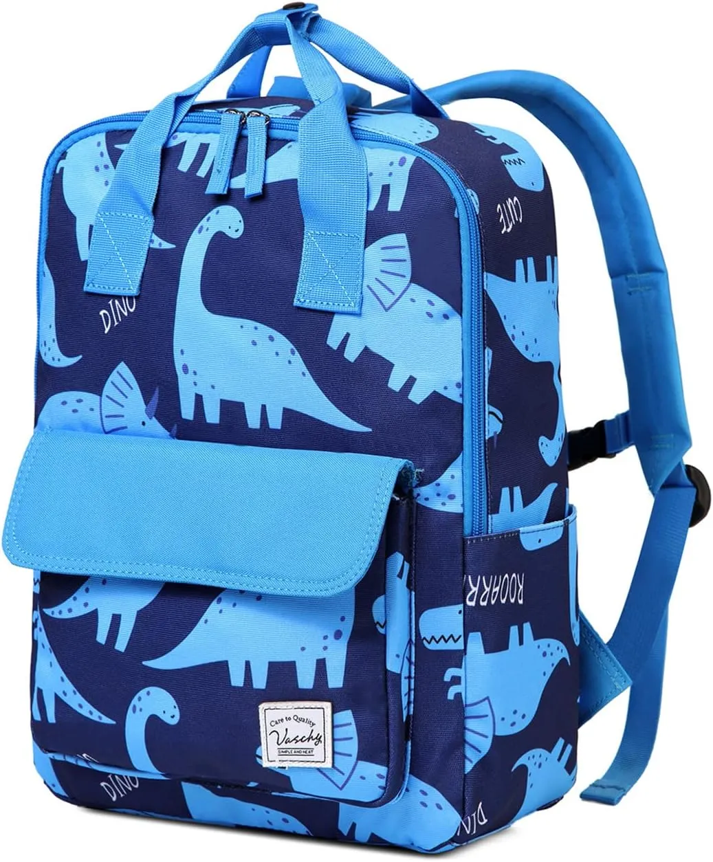VASCHY Dinosaur Backpacks Kids, Lightweight Toddler Kids Preschool Backpack for Children