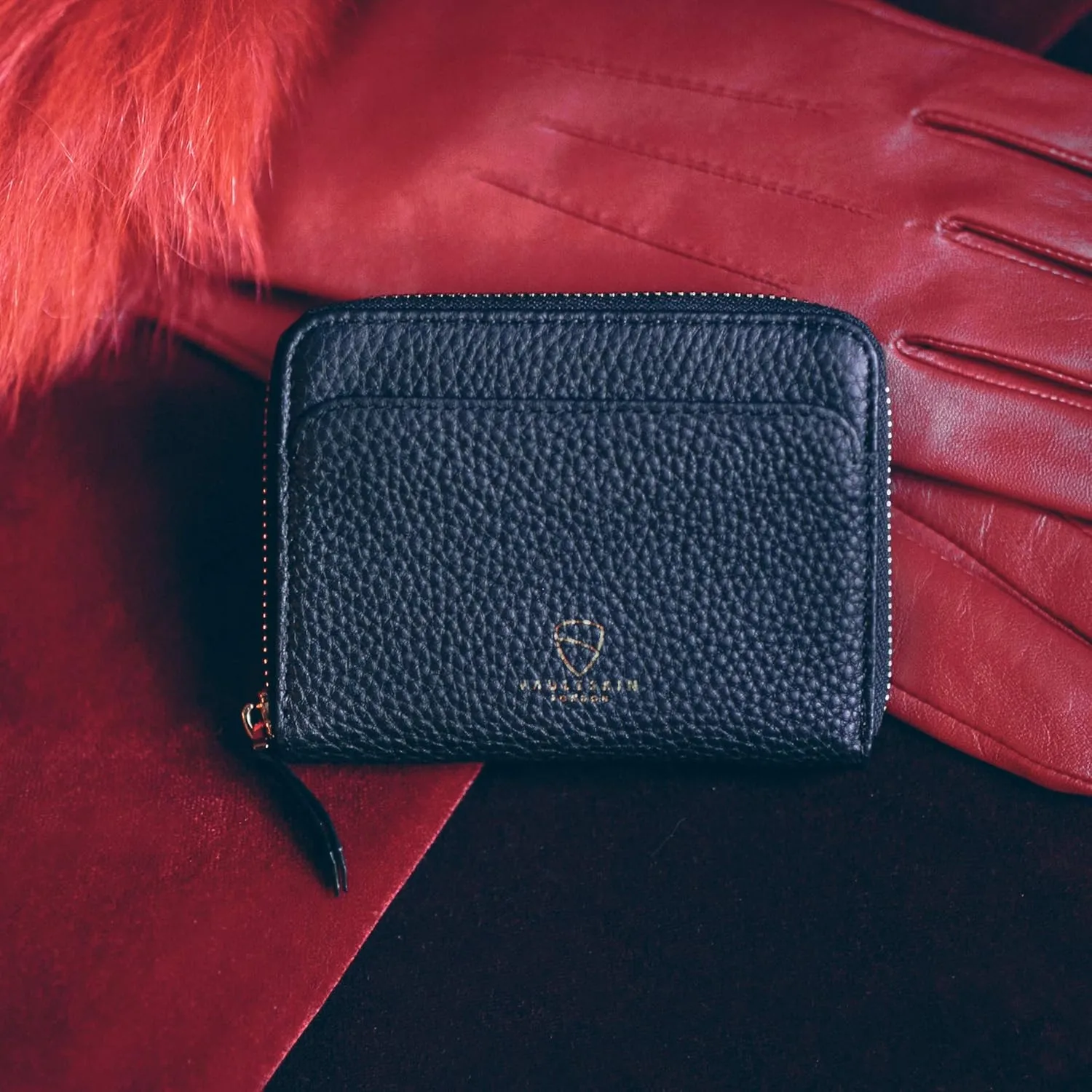 Vaultskin Small Wallet for Women, Leather Card Holder with RFID Blocking with Zipper Coin Pocket, Cash Pocket - Minimalist Wallet Women Slim Design for Everyday Use