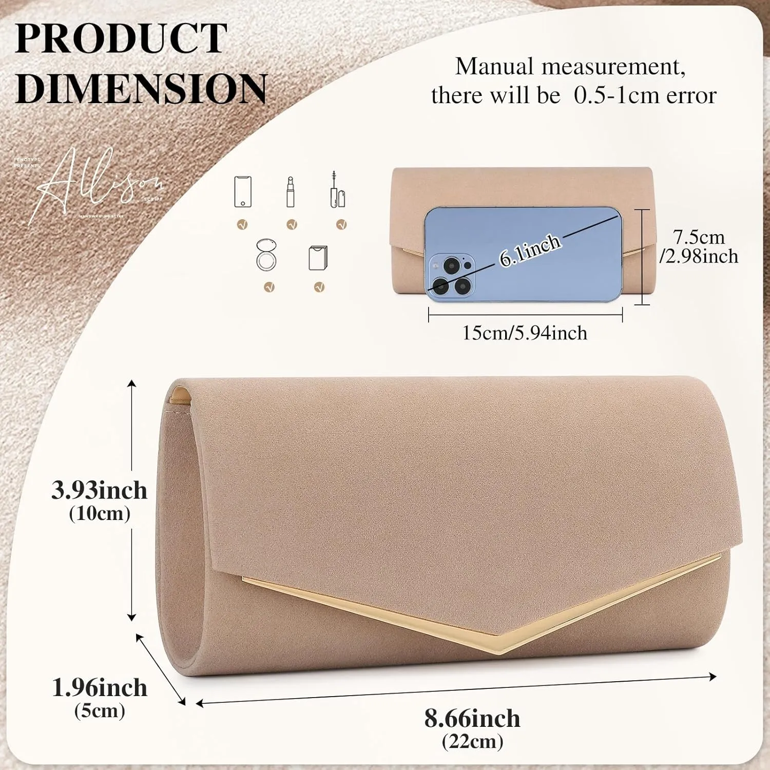 Velvet Clutch Bag for Women Black Formal Evening Bag Wedding Purse Red Suede Prom Cocktail Party Handbag with Chain