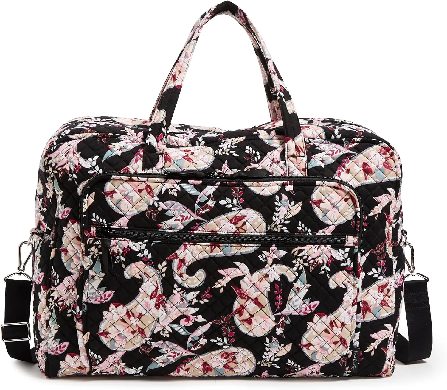 Vera Bradley Iconic Grand Weekender Travel Bag, Signature Cotton, Botanical Paisley