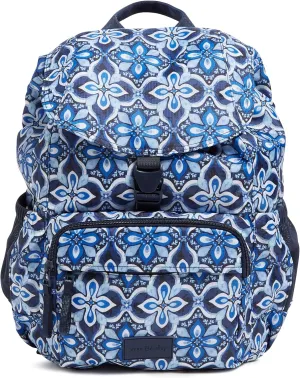Vera Bradley Ripstop Campus Daytripper Backpack, Raindrop Medallion