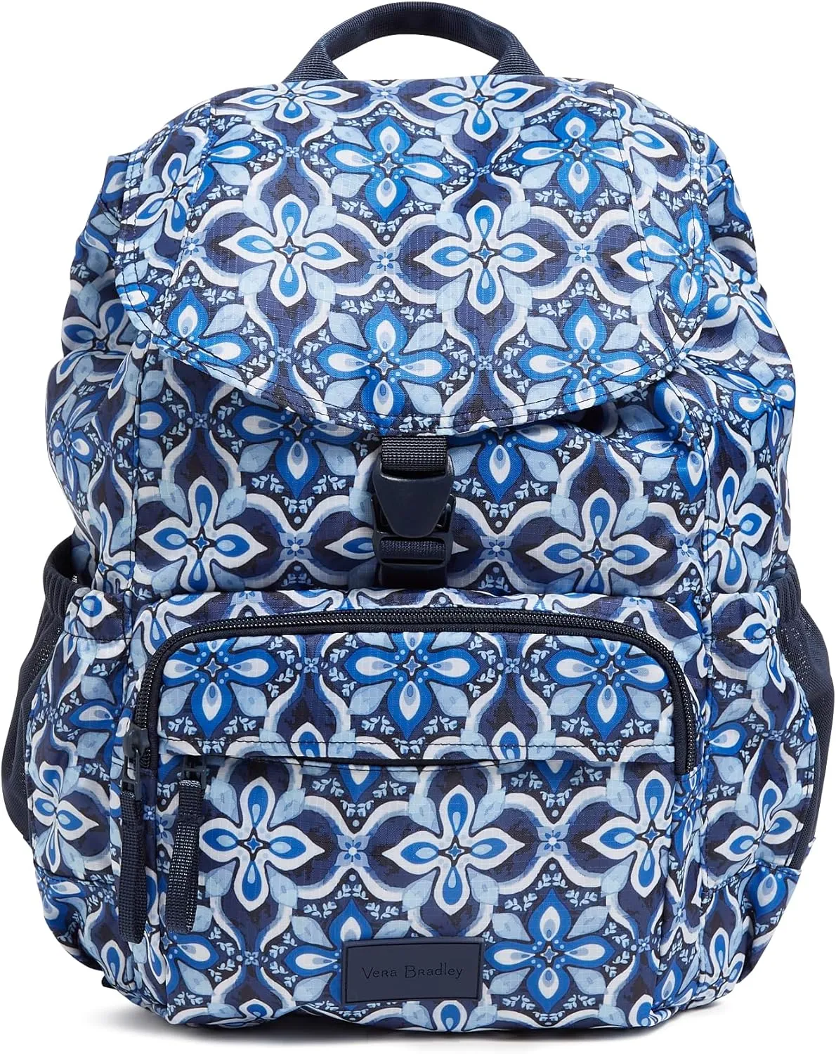 Vera Bradley Ripstop Campus Daytripper Backpack, Raindrop Medallion