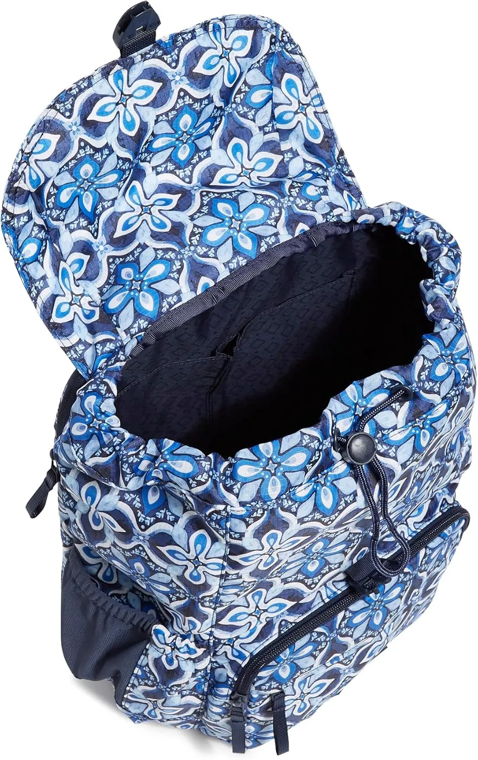 Vera Bradley Ripstop Campus Daytripper Backpack, Raindrop Medallion