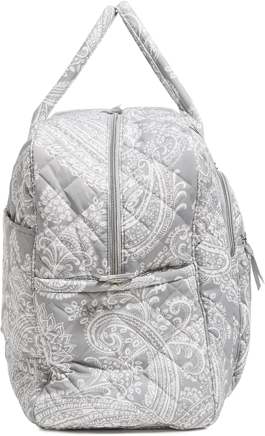 Vera Bradley Women's, Performance Twill Grand Weekender Travel Bag, Cloud Gray Paisley, One Size