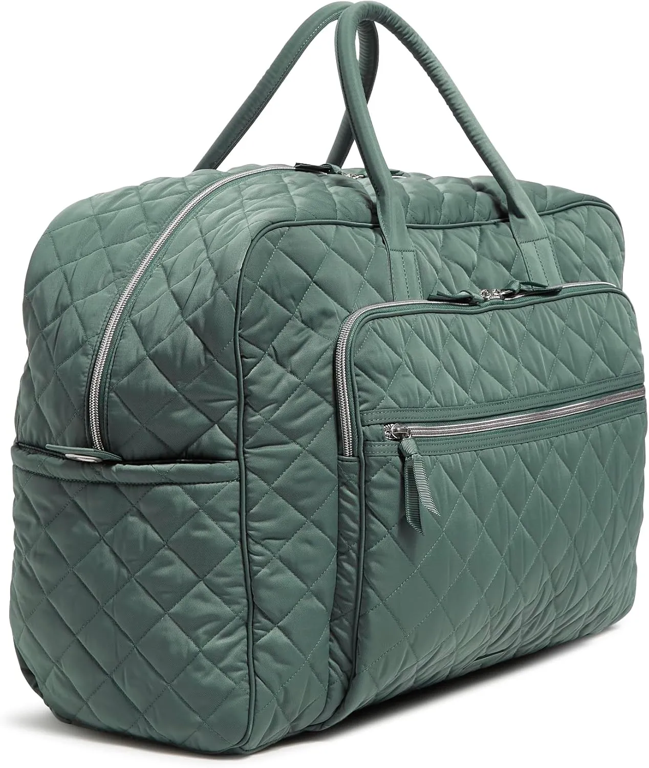 Vera Bradley Women's, Performance Twill Grand Weekender Travel Bag, Olive Leaf, One Size