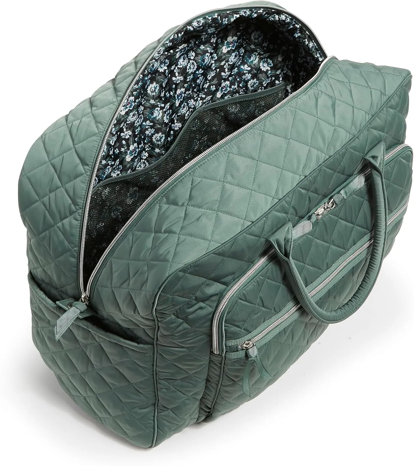 Vera Bradley Women's, Performance Twill Grand Weekender Travel Bag, Olive Leaf, One Size