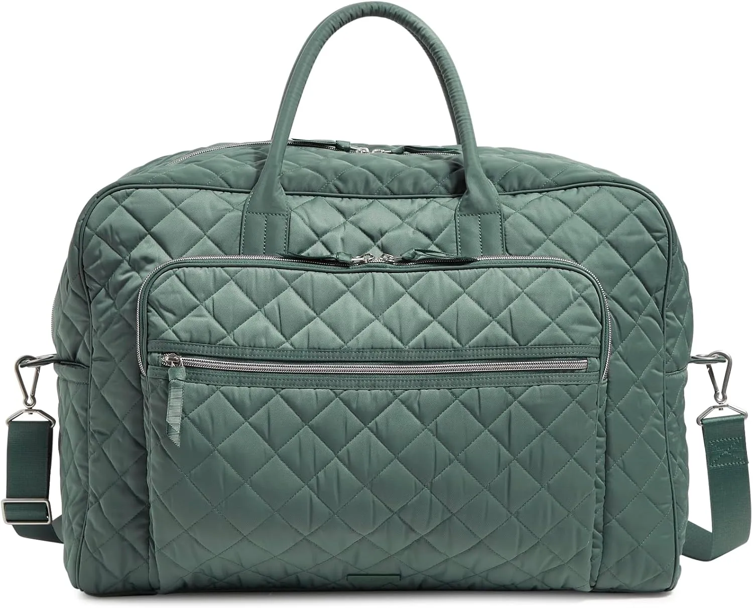 Vera Bradley Women's, Performance Twill Grand Weekender Travel Bag, Olive Leaf, One Size