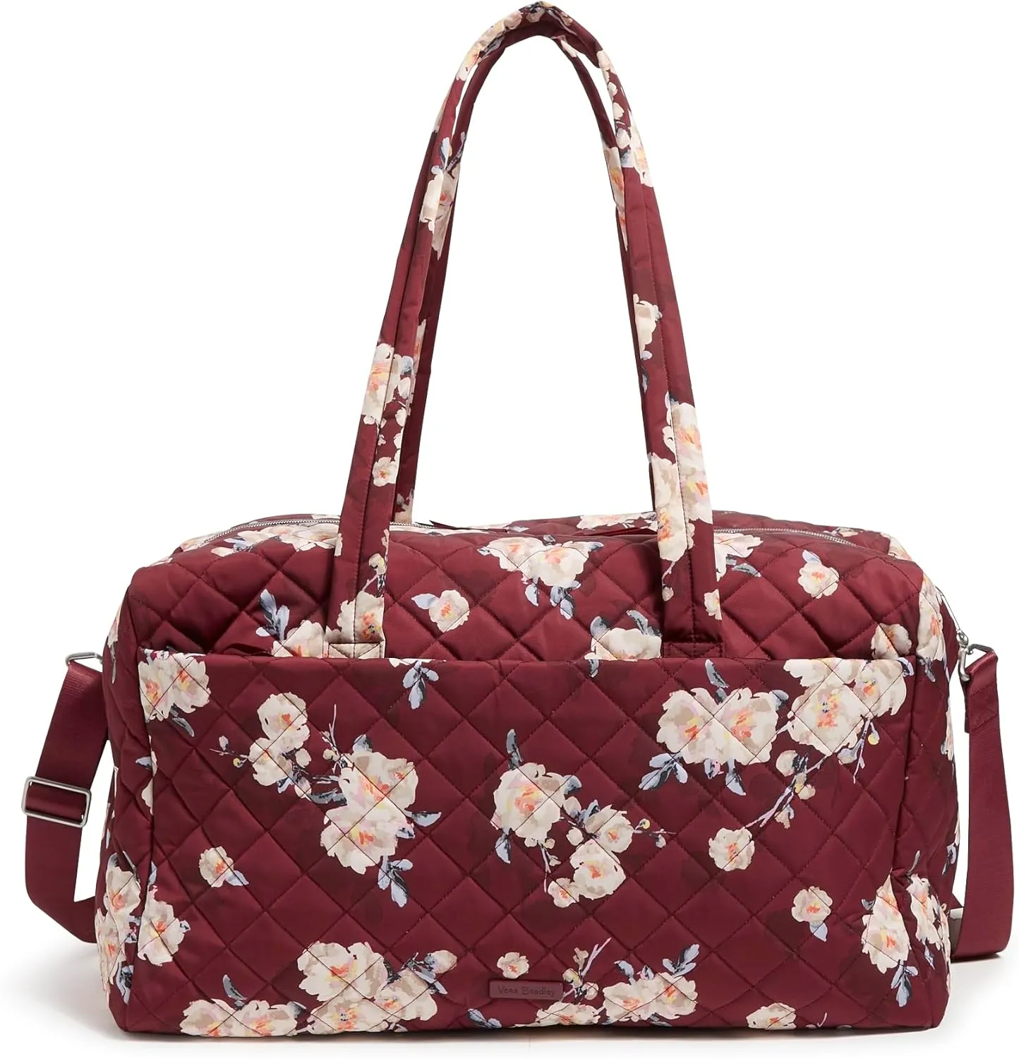 Vera Bradley Women's Performance Twill Large Travel Duffle Bag, Blooms and Branches, One Size