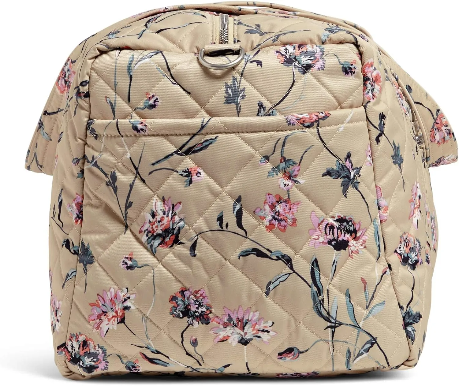 Vera Bradley Women's Performance Twill Medium Travel Duffle Bag, Strawflowers, One Size