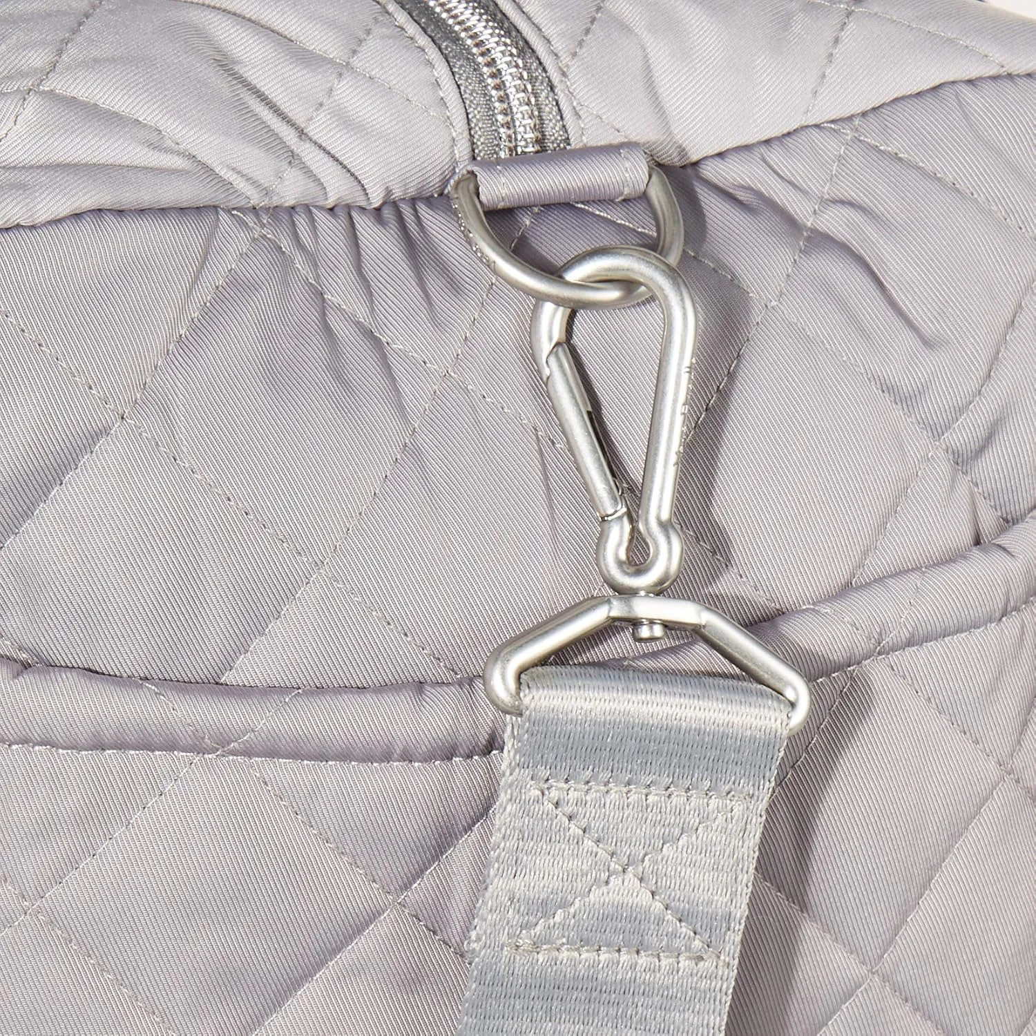 Vera Bradley Women's Performance Twill Medium Travel Duffle Bag, Tranquil Gray, One Size