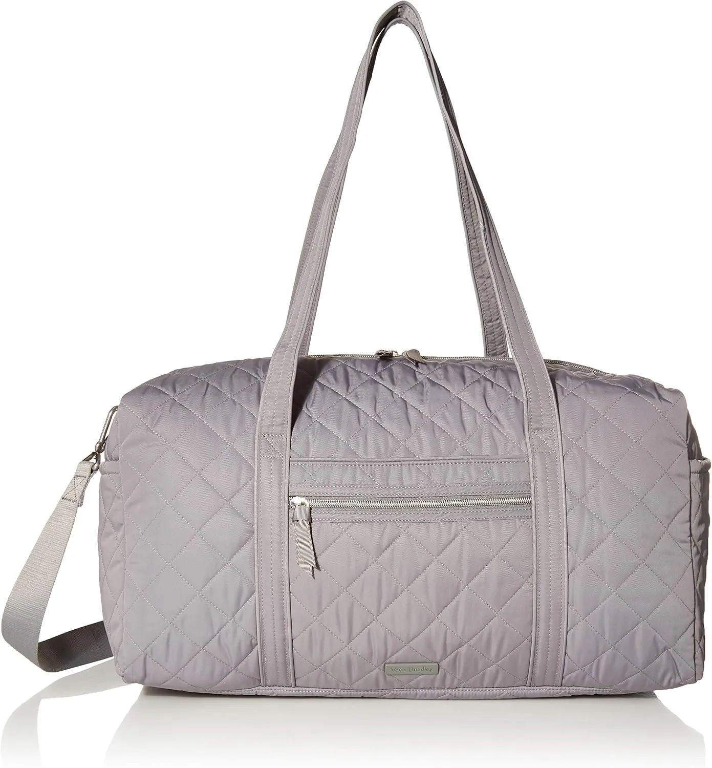 Vera Bradley Women's Performance Twill Medium Travel Duffle Bag, Tranquil Gray, One Size
