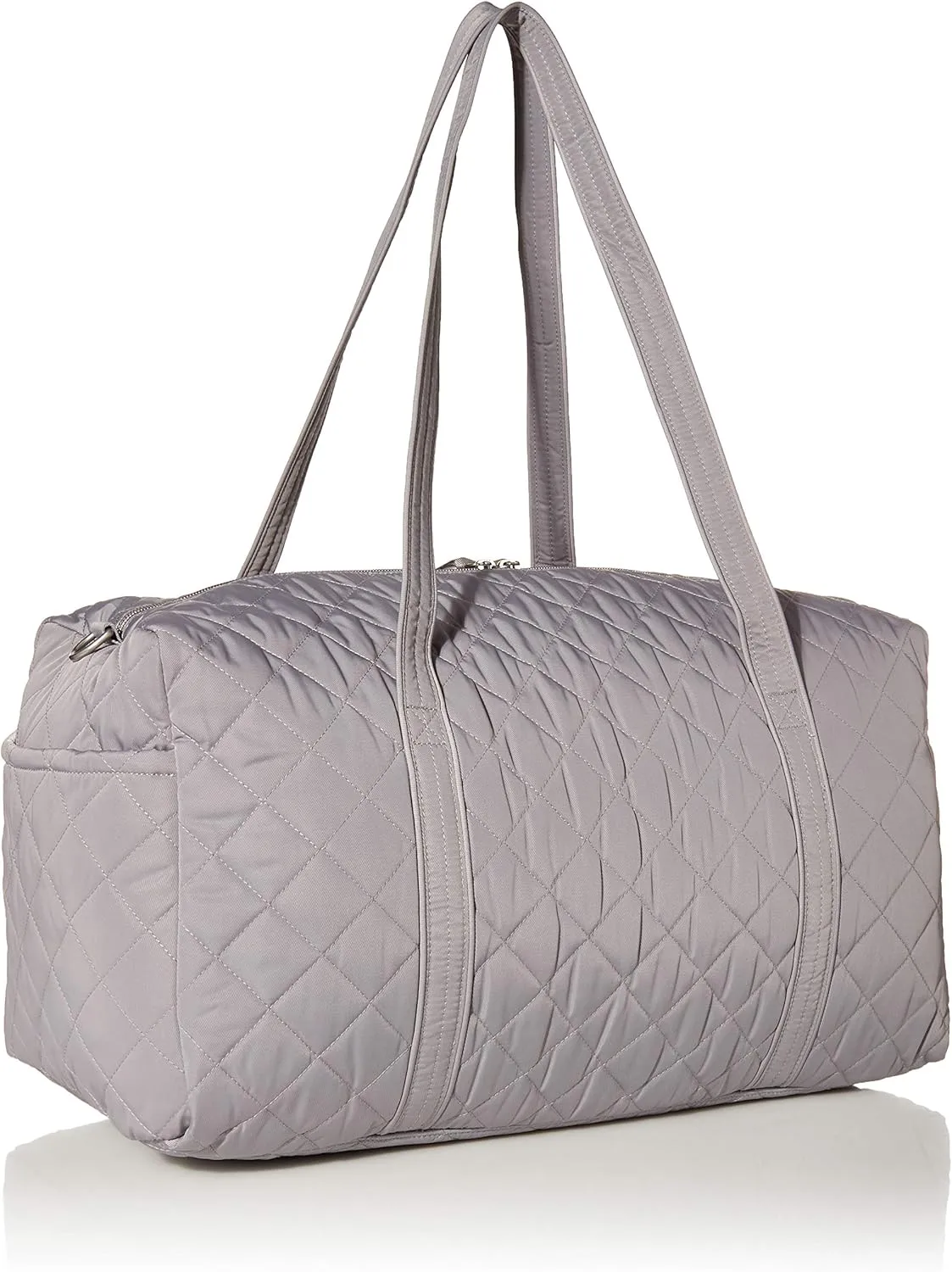 Vera Bradley Women's Performance Twill Medium Travel Duffle Bag, Tranquil Gray, One Size