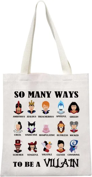 Villains Evil Group Gift Witch Stuff Halloween Party Gift So Many Ways To Be a Villain Tote Bag