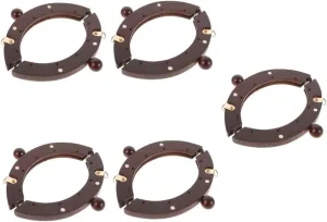 VILLFUL 5 Sets Purse Handle Replacement Bag Grips for Bag Making Elegant Smooth Surface for Handbags and Accessories