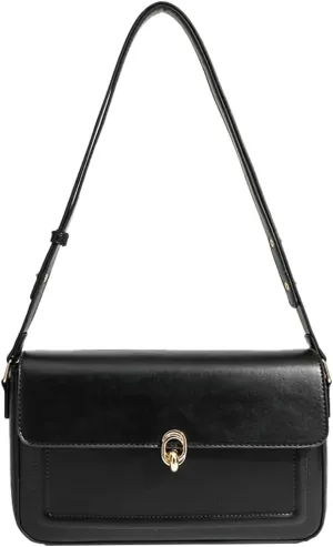 Vintage Shoulder Bag for Women Vegan Leather Y2K Trendy Purse Crossbody Handbags Purse