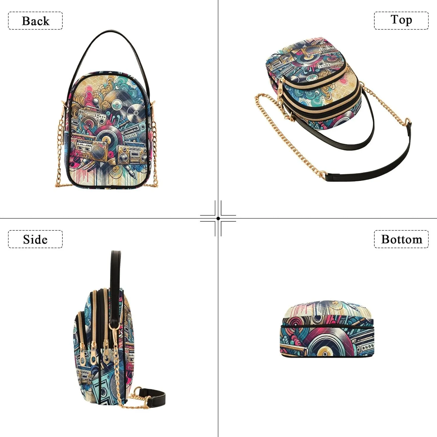 Watercolor Sea Parrot Shoulder Bags for Women Trendy Women Handbags