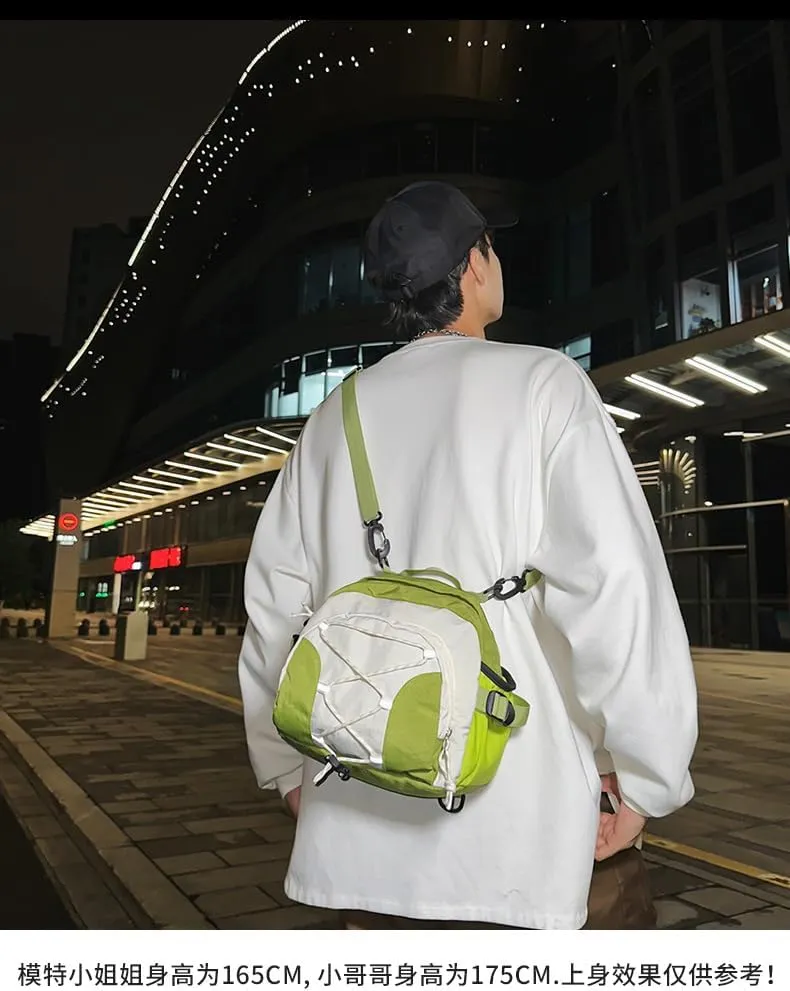 Waterproof Sling Backpack Crossbody Sling Bag for Women Men, Multipurpose Travel Hiking Adjustable Chest Bag Casual Daypack with Anti-theft Pocket