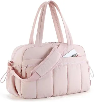 Weekend Bag, Suitcase, Light Travel Bag, Fitness, Travel Essential Personal Items Bag, Suitable For Men And Women (pink)