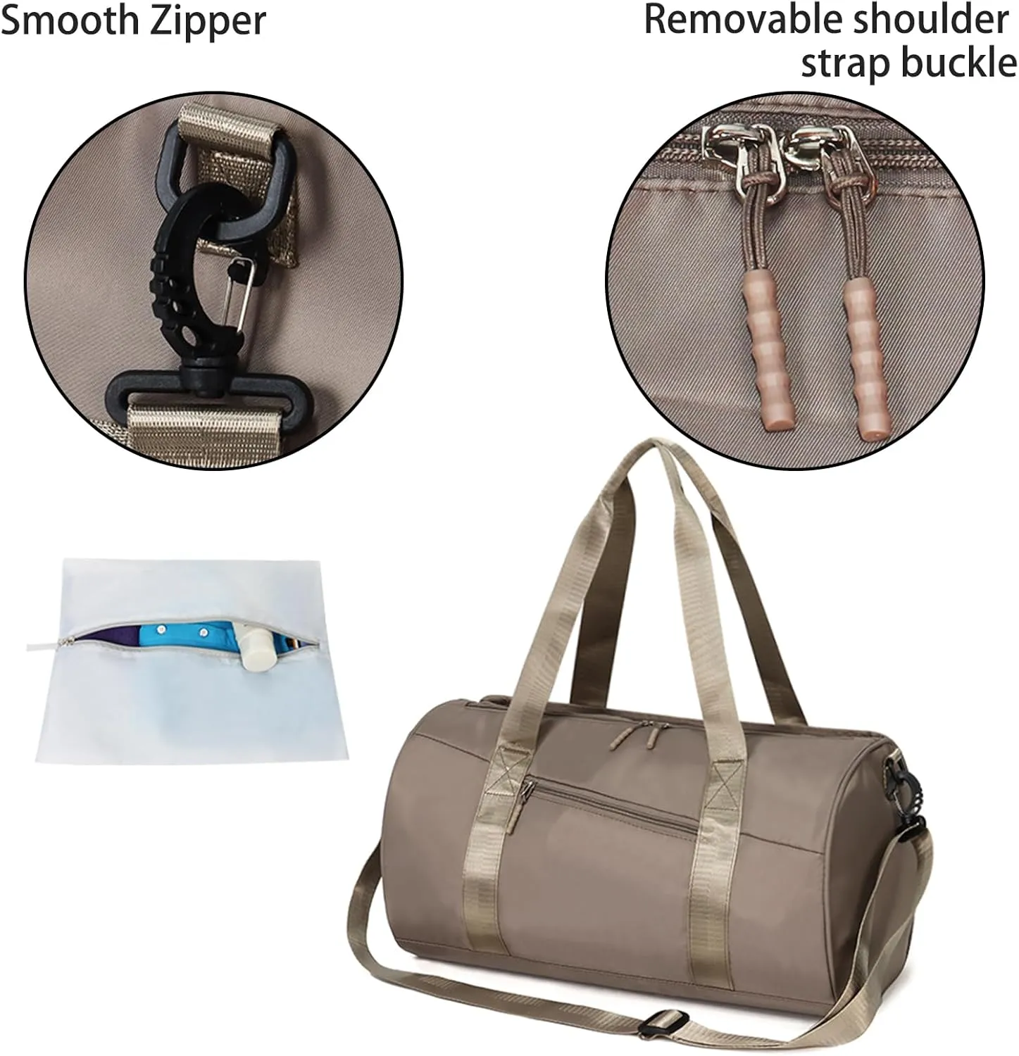 Weekender Travel Bag Gym duffle sports Bag Durable Duffle Bag Sports Bag for Fitness and Business Trips