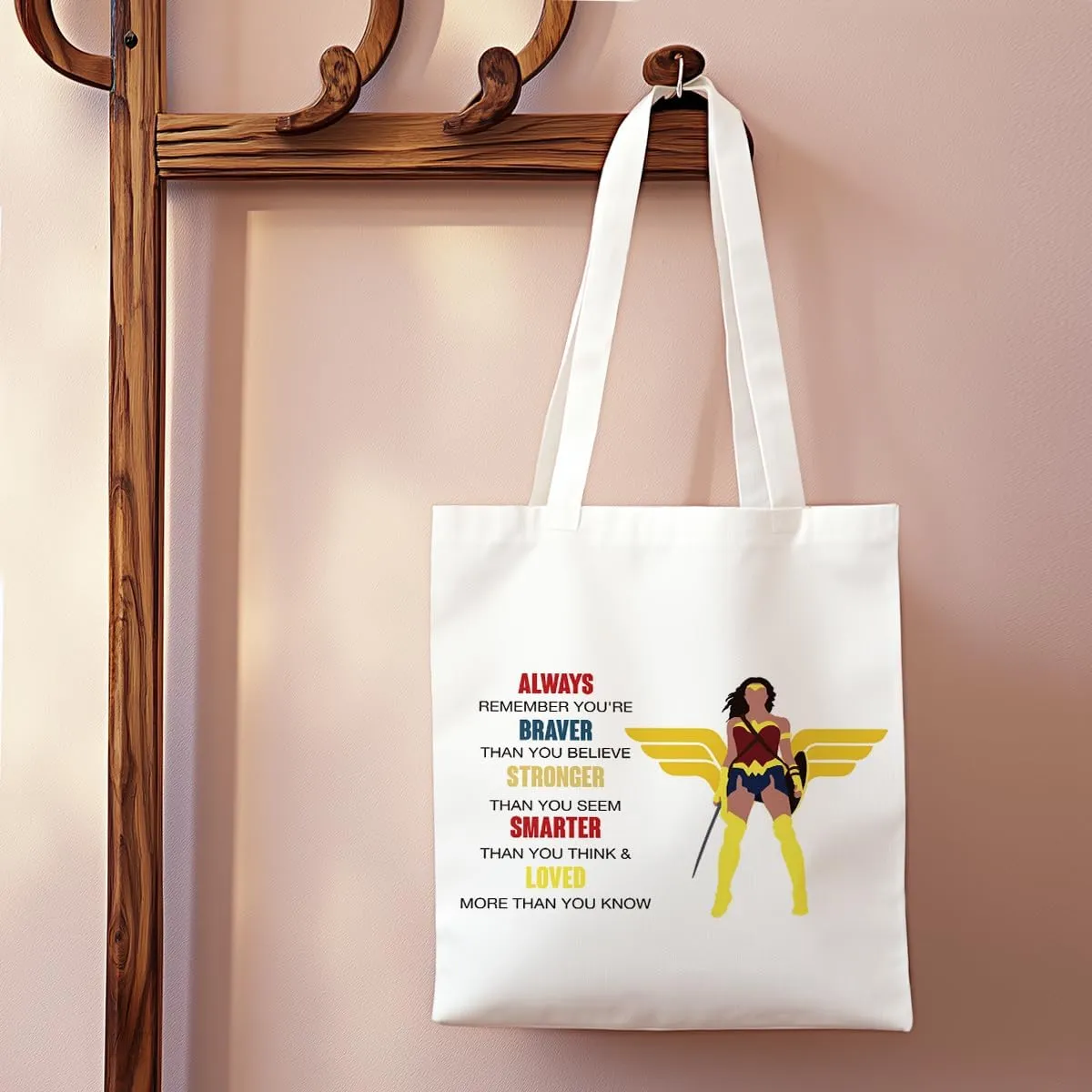 Wenboco Motivational Gifts Tote Bag Reusable Grocery Bags Beach Bag, Inspirational Gifts 1