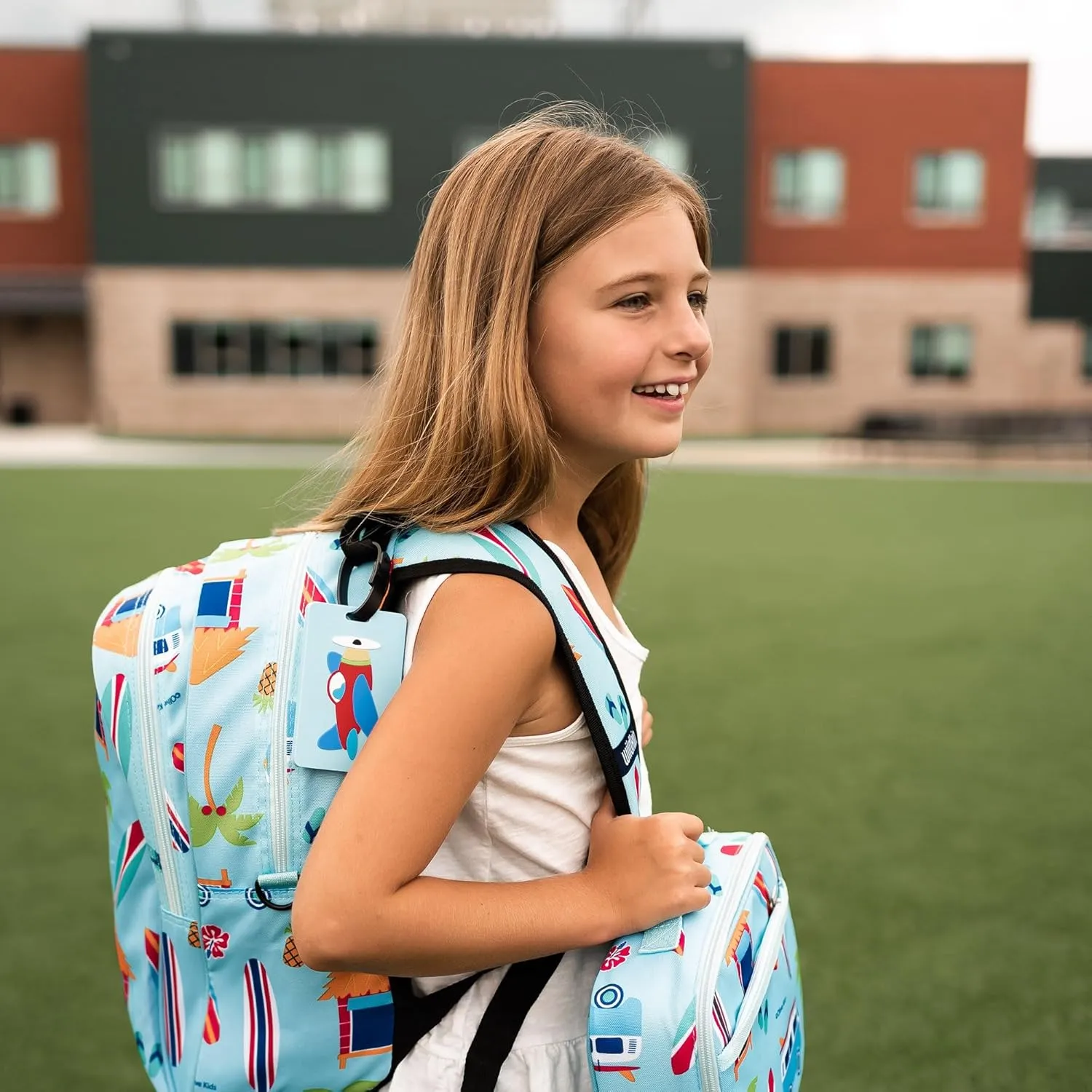 Wildkin 15-inch Kids Backpack – Durable, Padded, Adjustable for School & Travel - Surf Shack