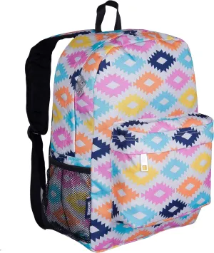 Wildkin 16-inch Kids Backpack – Durable, Padded & Spacious School Bag for Boys & Girls - Aztec