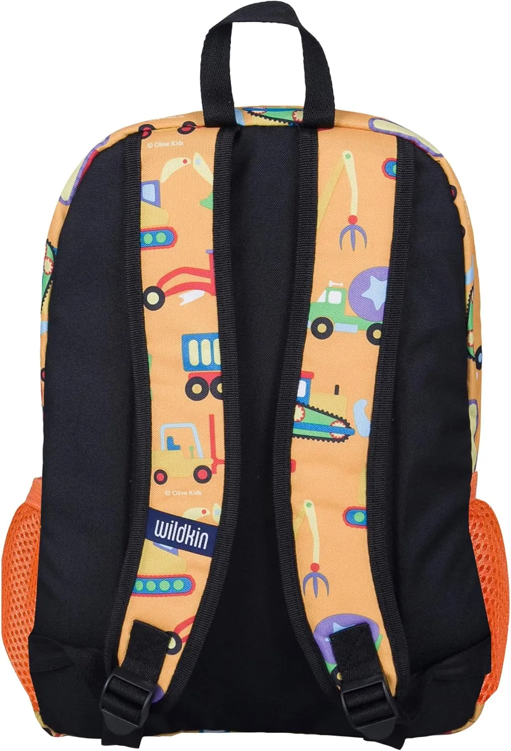 Wildkin 16-inch Kids Backpack – Durable, Padded & Spacious School Bag for Boys & Girls - Under Construction