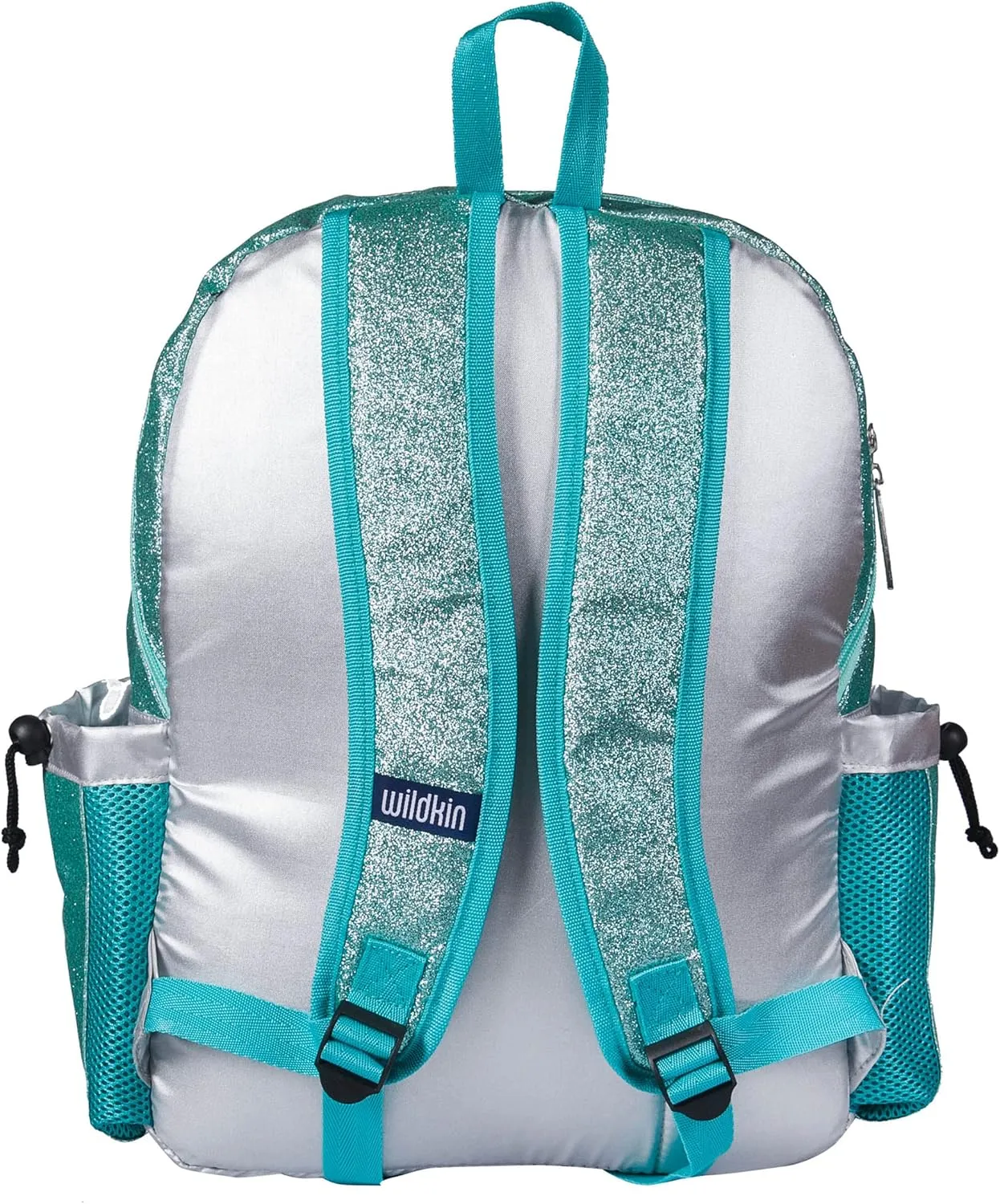 Wildkin 17-inch Kids Backpack – Durable, Lightweight School Bag for Boys & Girls - Blue Glitter