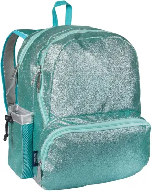 Wildkin 17-inch Kids Backpack – Durable, Lightweight School Bag for Boys & Girls - Blue Glitter