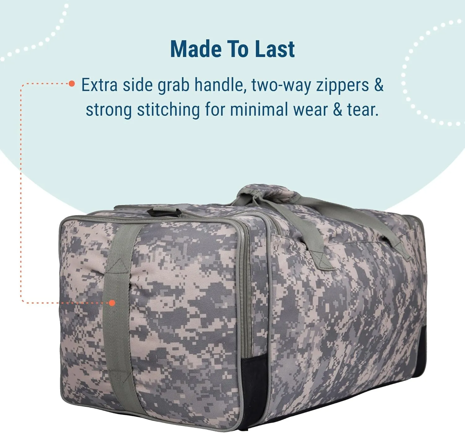 Wildkin Kids Weekender Duffel Bag – Carry-On Size for School, Travel, & Sleepovers