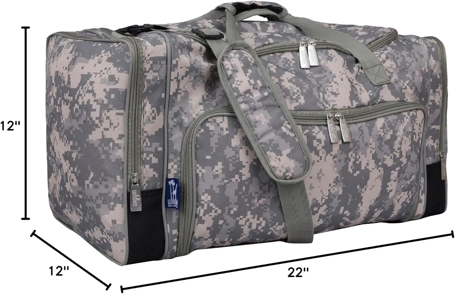 Wildkin Kids Weekender Duffel Bag – Carry-On Size for School, Travel, & Sleepovers