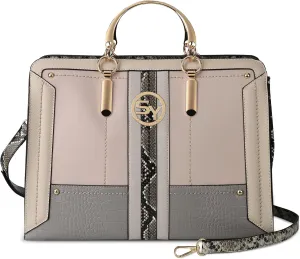 Women Fashion Handbags Color Block Ladies Shoulder Bag Casual