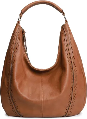 Women Hobo Bags Oversized Leather Handbags PU Crossbody Shoulder Totes Winter Stylish Purses