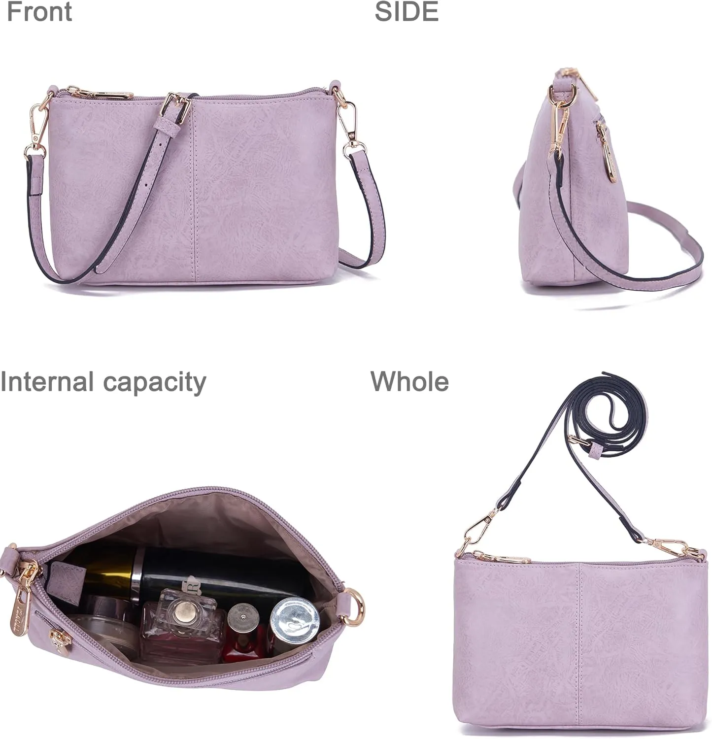 Women Large Crossbody Bags Ladies Satchel Shoulder Handbags Purse and Wallet Set for Women Totes Hobo Purses