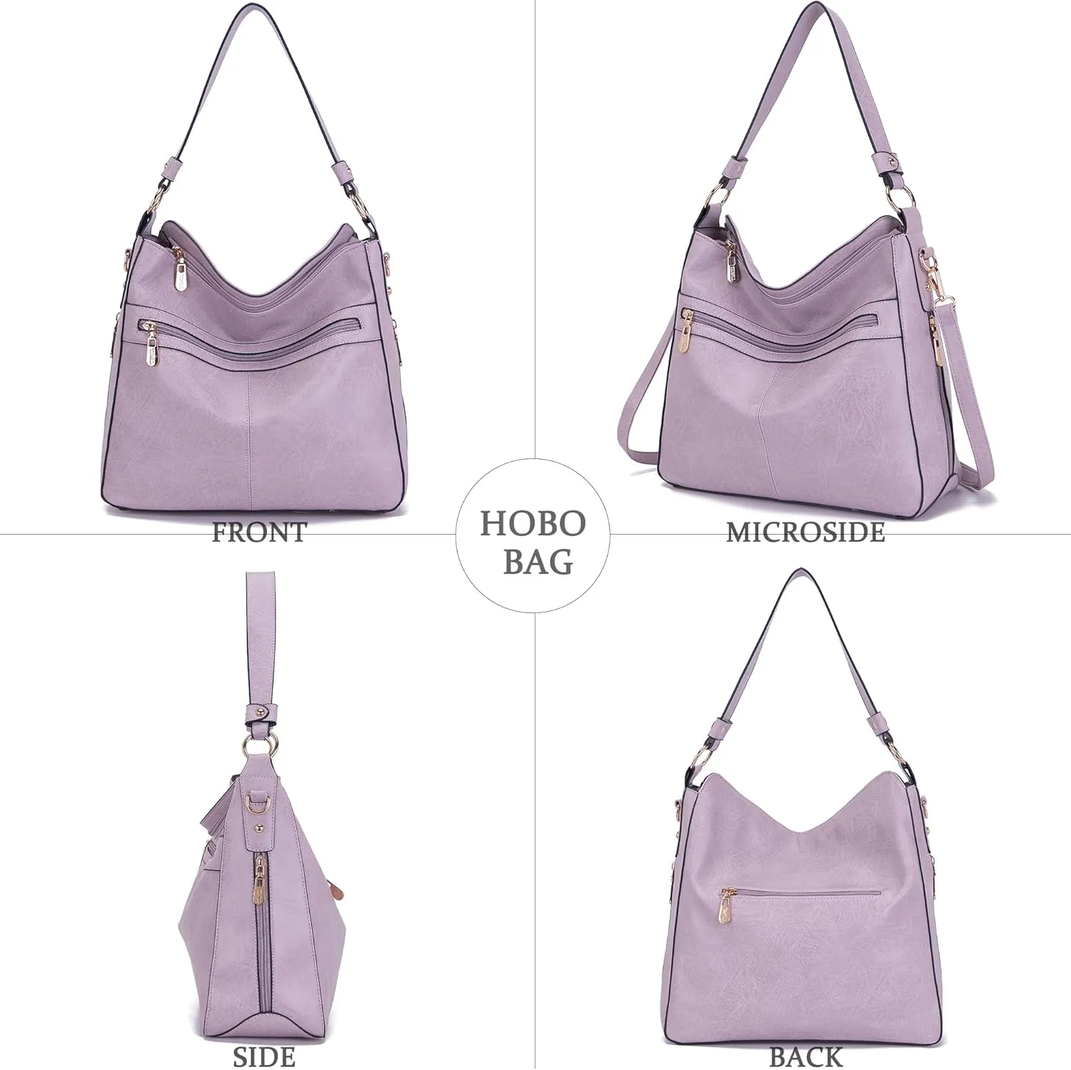 Women Large Crossbody Bags Ladies Satchel Shoulder Handbags Purse and Wallet Set for Women Totes Hobo Purses
