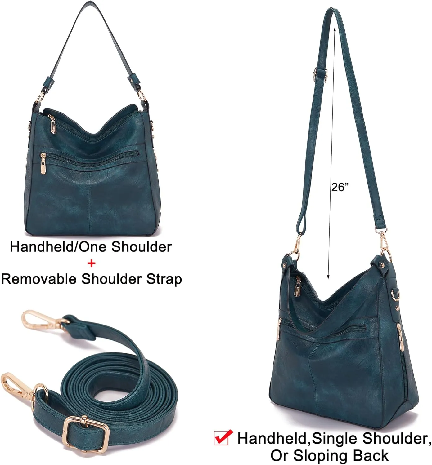Women Large Crossbody Bags Ladies Satchel Shoulder Handbags Purse and Wallet Set for Women Totes Hobo Purses