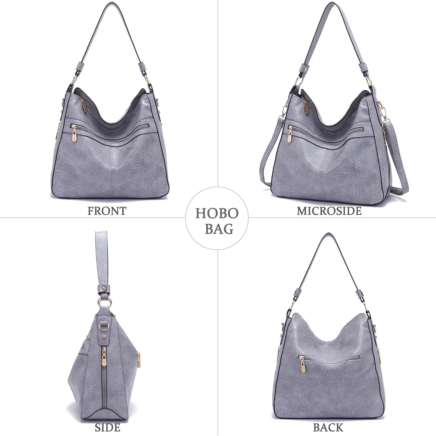 Women Large Crossbody Bags Ladies Satchel Shoulder Handbags Purse and Wallet Set for Women Totes Hobo Purses