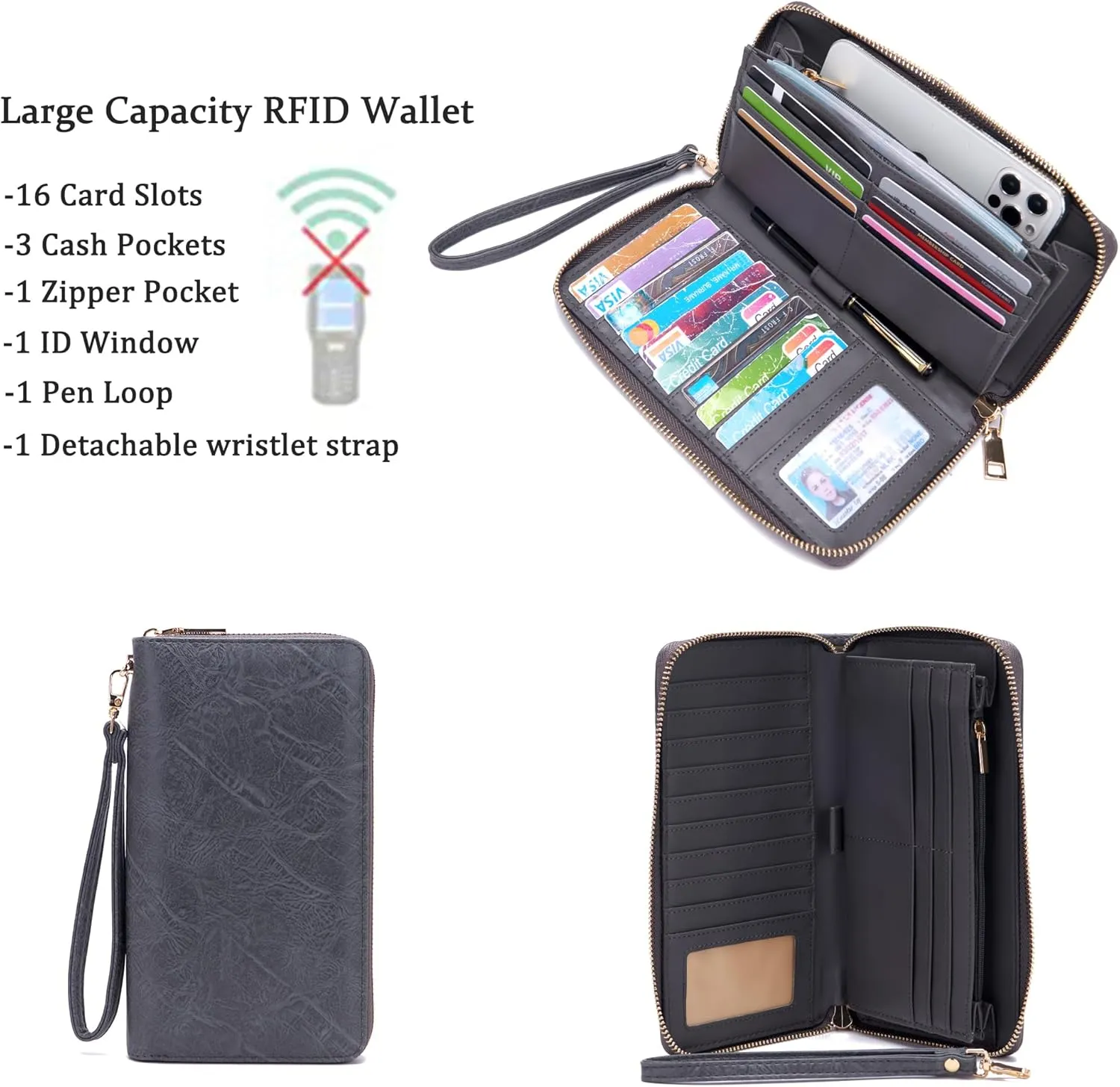 Women Large Crossbody Bags Ladies Satchel Shoulder Handbags Purse and Wallet Set for Women Totes Hobo Purses