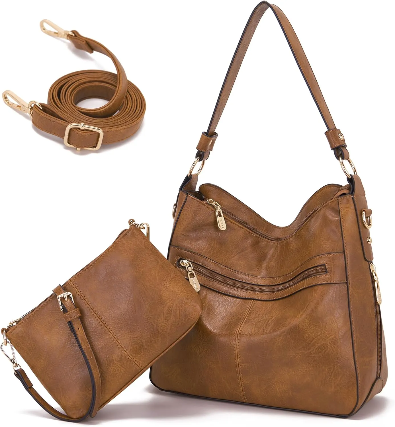 Women Large Crossbody Bags Ladies Satchel Shoulder Handbags Purse and Wallet Set for Women Totes Hobo Purses
