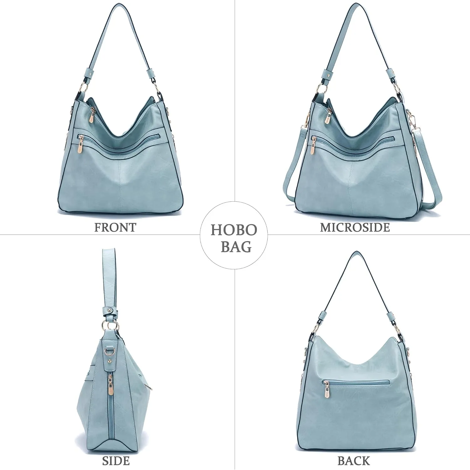 Women Large Crossbody Bags Ladies Satchel Shoulder Handbags Purse and Wallet Set for Women Totes Hobo Purses