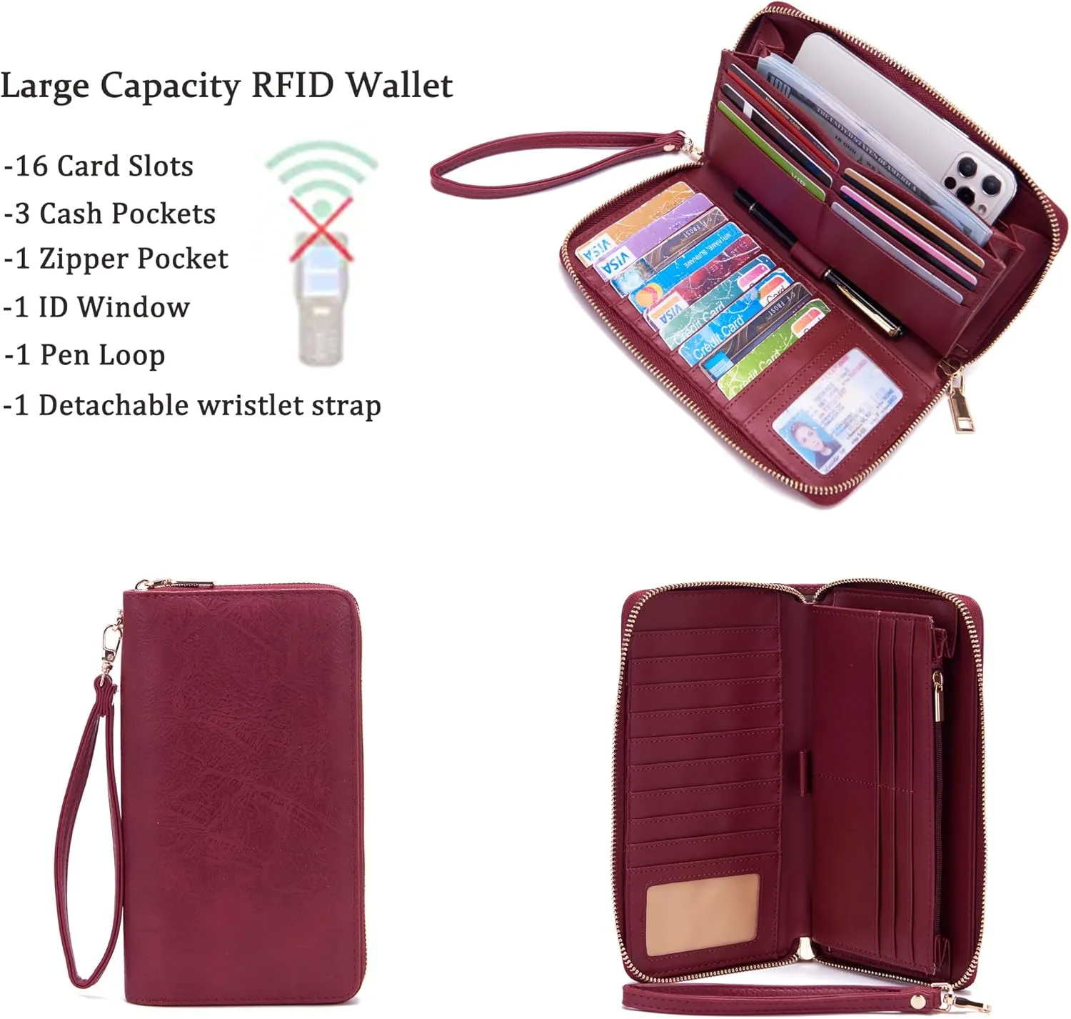 Women Large Crossbody Bags Ladies Satchel Shoulder Handbags Purse and Wallet Set for Women Totes Hobo Purses