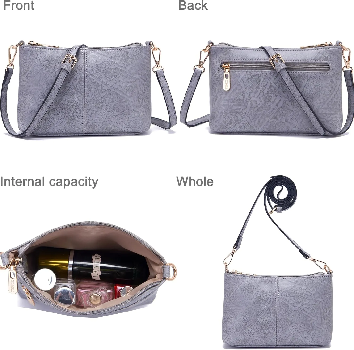 Women Large Crossbody Bags Ladies Satchel Shoulder Handbags Purse and Wallet Set for Women Totes Hobo Purses