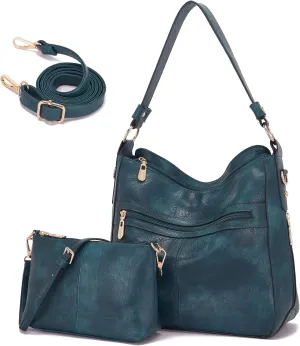 Women Large Crossbody Bags Ladies Satchel Shoulder Handbags Purse and Wallet Set for Women Totes Hobo Purses