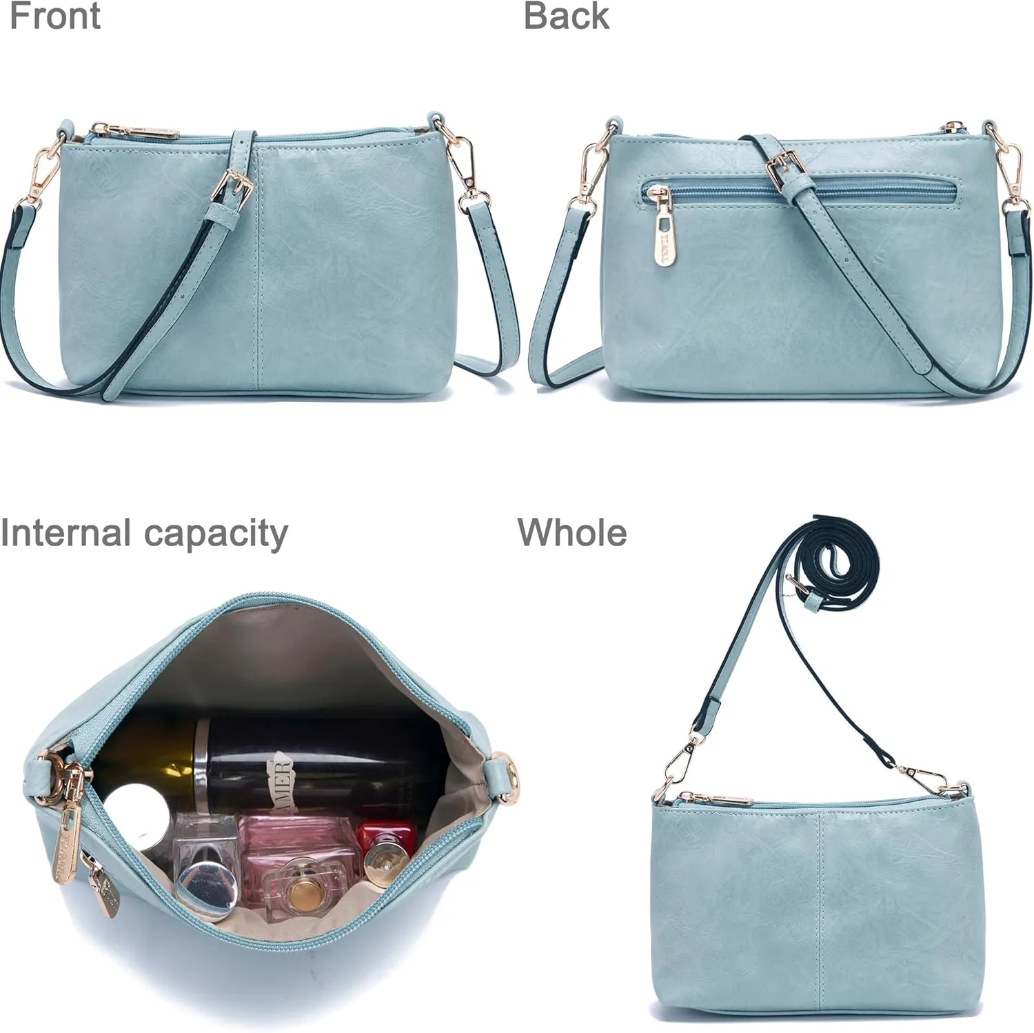 Women Large Crossbody Bags Ladies Satchel Shoulder Handbags Purse and Wallet Set for Women Totes Hobo Purses