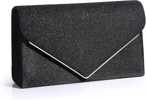 Women's Evening Bag Party Clutches Wedding Purses Cocktail Prom Handbags Satin and flash stitching Glittering