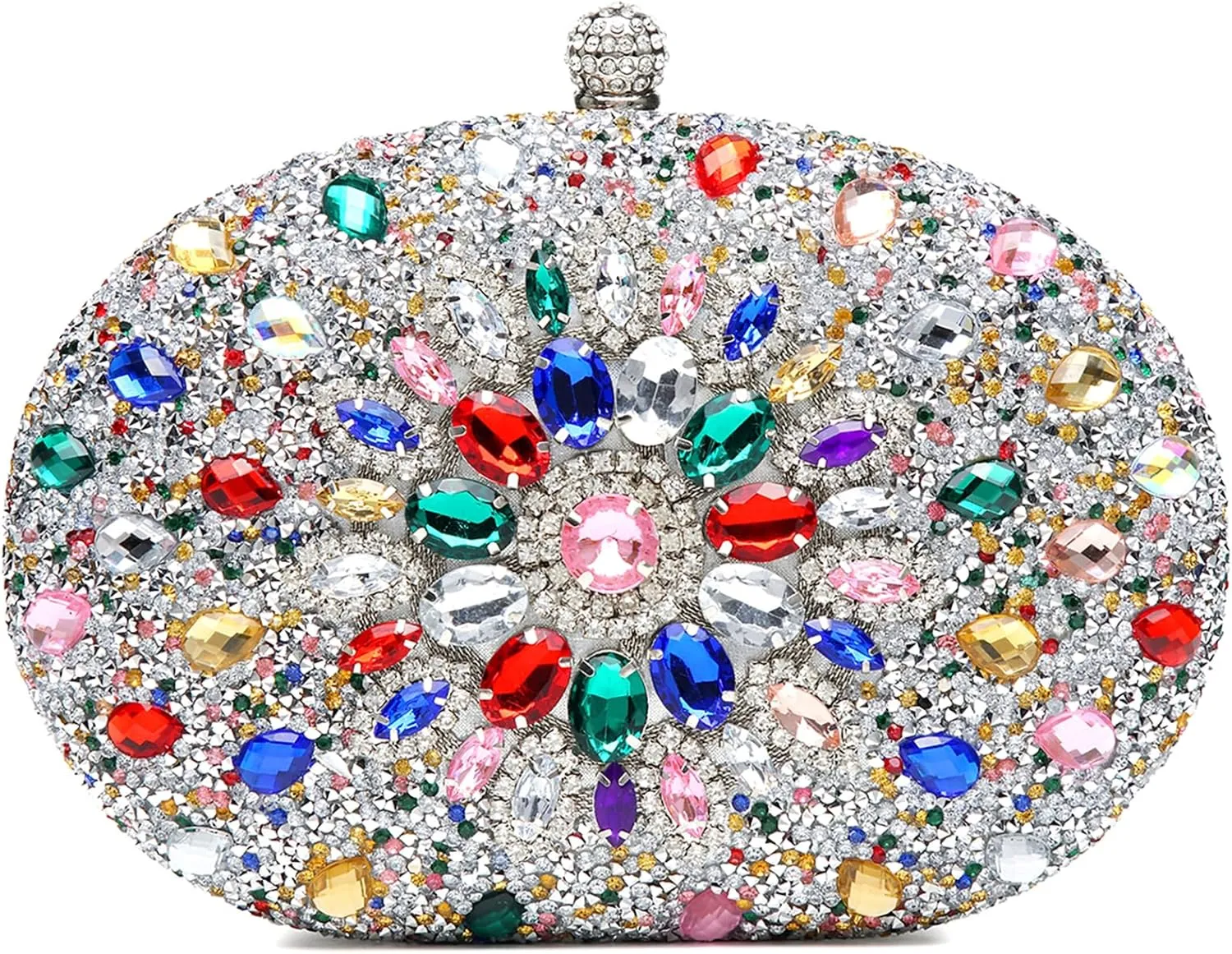 Women's Evening Bags Sparkly Rhinestone Clutch Purses Luxury Handbags